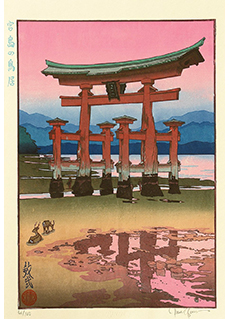 The Torii Gate at Miyajima by Paul Binnie